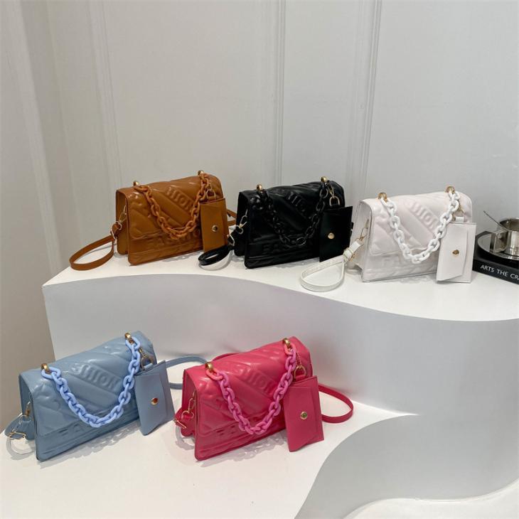 Pochettes Femme | Wallet On Chain Baguette Femme Femme